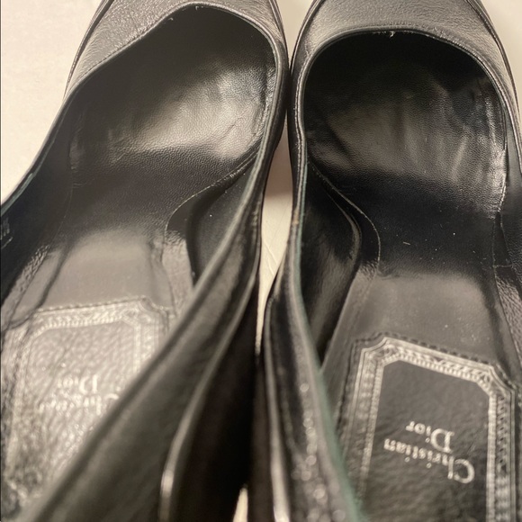 Christian Dior pumps Heels Suede leather black 38.5 - Picture 6 of 11